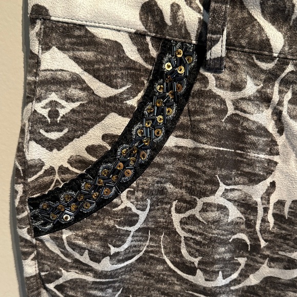 Custo Barcelona Black and White Skinny Pants - Picture 5 of 15